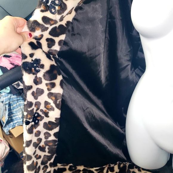 VTG HTF style Sonia by Sonia Rykiel faux fur ladies 1x coat - Picture 11 of 15